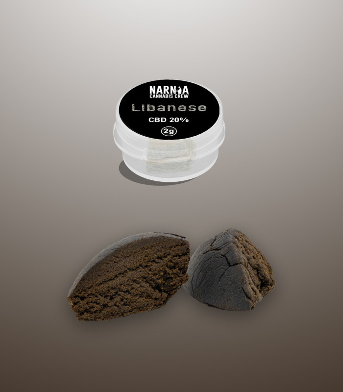 Libanese è il nuovo hashish cbd legale prodotto da Narnia Cannabis Crew