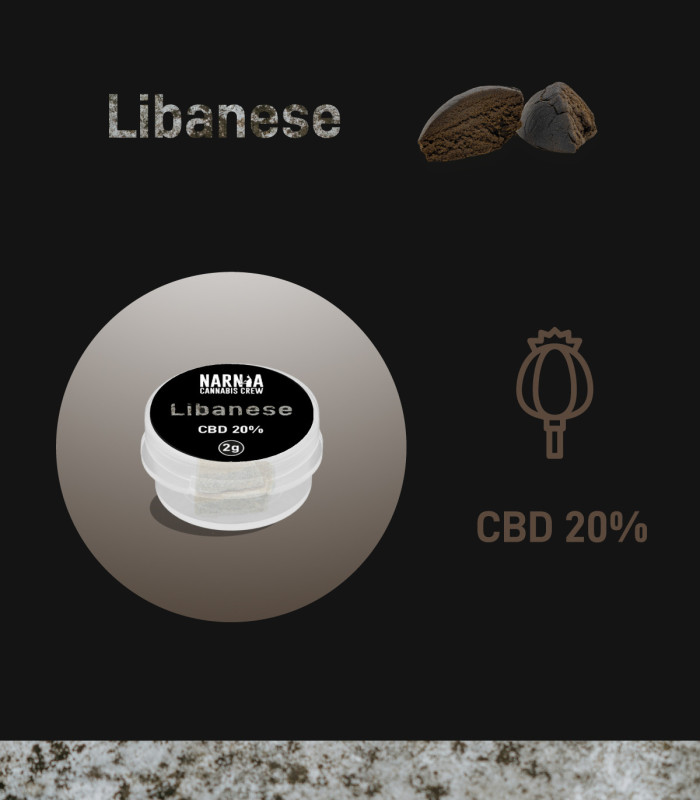 infografica Libanese hashish legale cbd Narnia Cannabis Crew