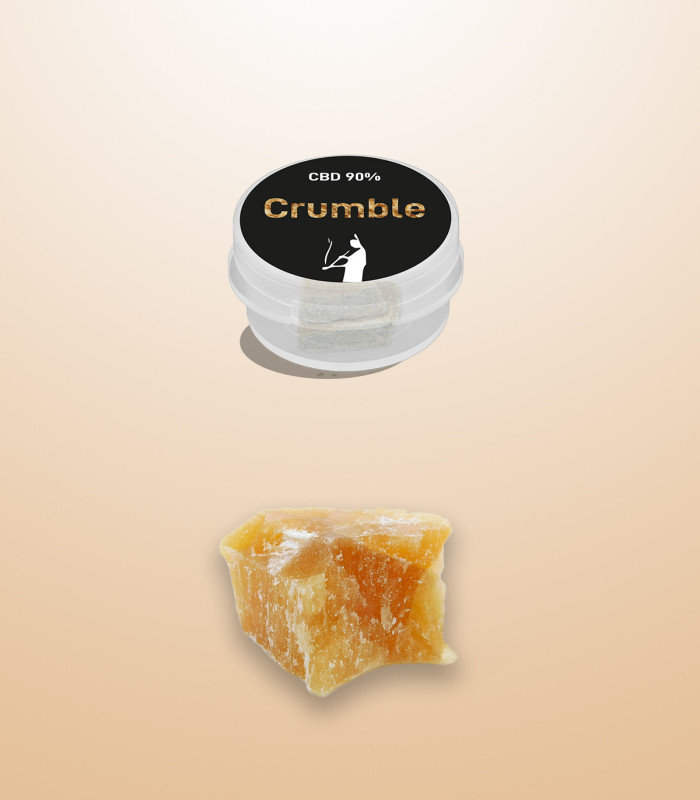 Crumble, estratti di Cannabis light CBD prodotto da Narnia Cannabis Crew, con aroma fresco e sapore intenso.