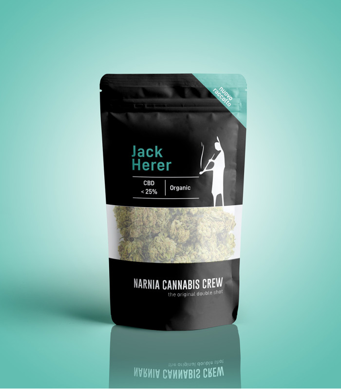 Packaging Jack Herer Cannabis legale online di qualità Narnia Cannabis