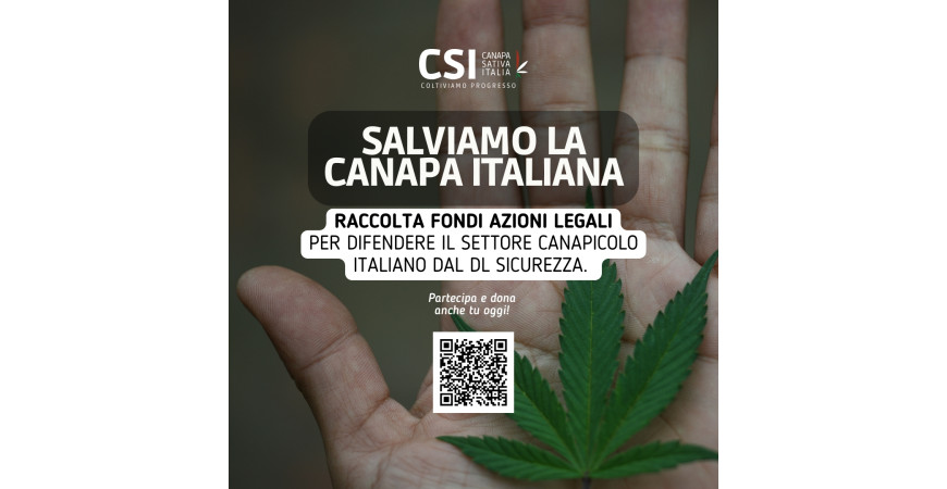 SALVIAMO LA CANAPA E CANNABIS LIGHT ITALIANA